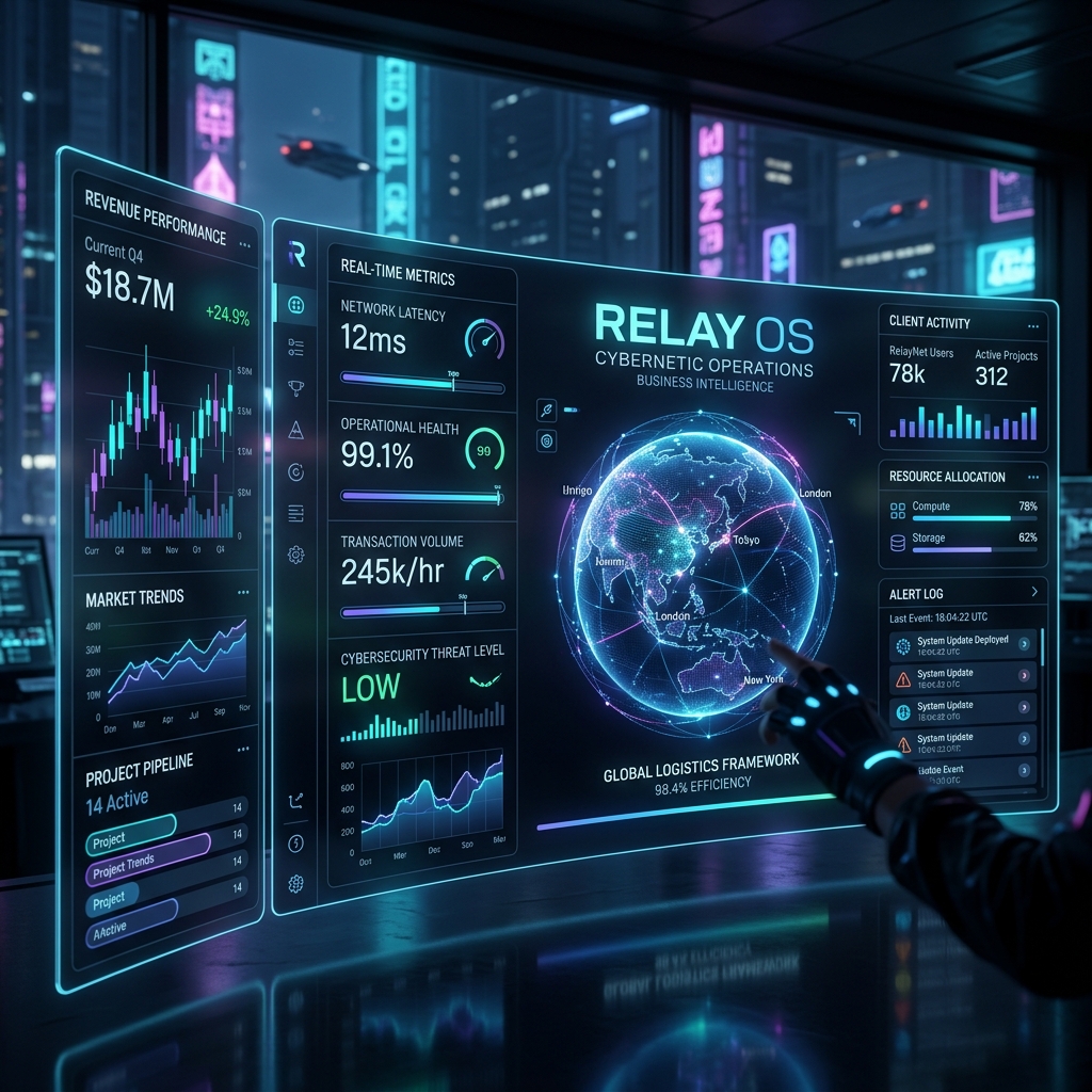 RelayOS Premium Dashboard